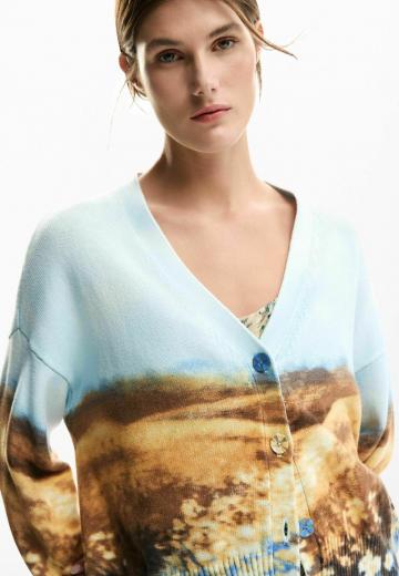 Вязаная кофта