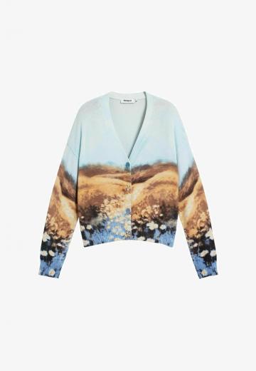 Вязаная кофта