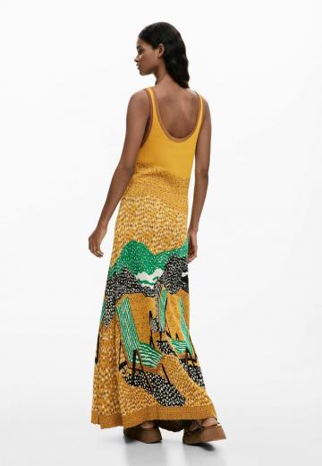 Вязаное платье