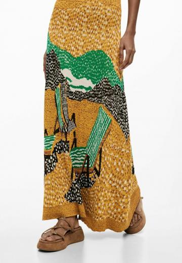 Вязаное платье