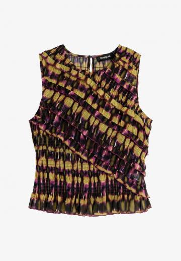 Блузка без рукавов