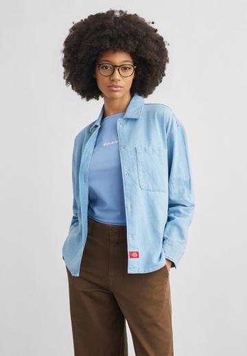 Джинсовая блузка