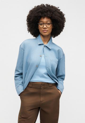 Джинсовая блузка