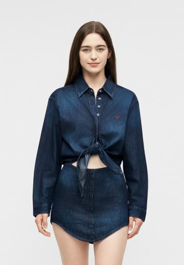 Джинсовое платье