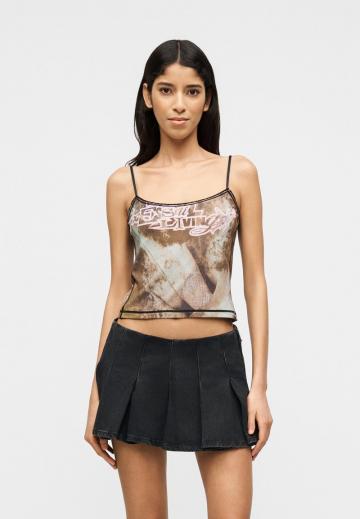 Топ на бретельках