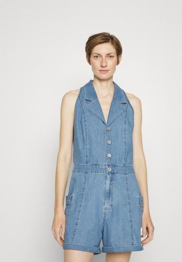 Джинсовый комбинезон