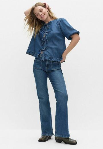 Джинсовая блузка