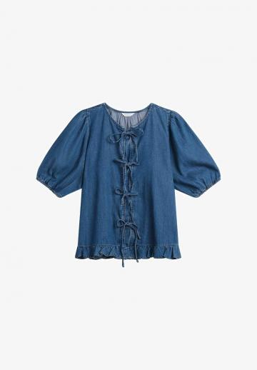 Джинсовая блузка