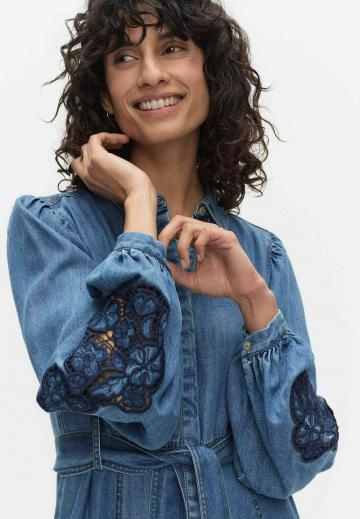 Джинсовое платье