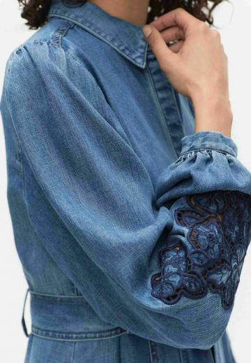 Джинсовое платье