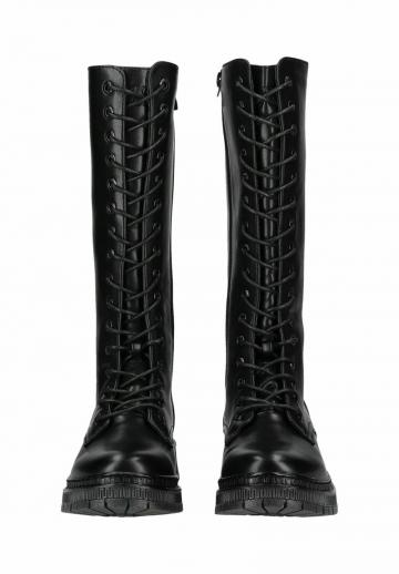 Сапоги на шнуровке