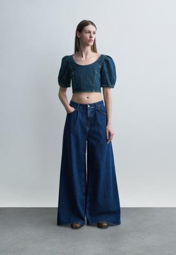 Джинсовая блузка