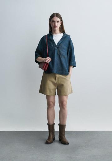 Джинсовая блузка