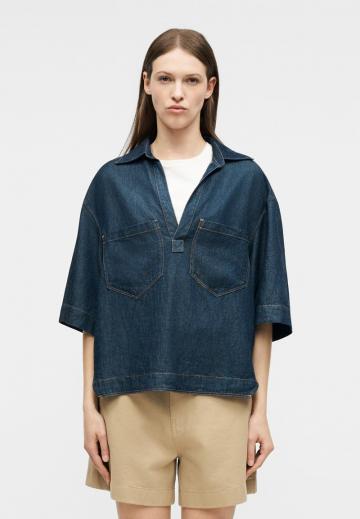 Джинсовая блузка