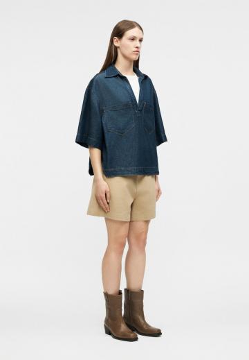 Джинсовая блузка