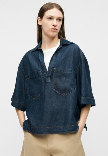 Джинсовая блузка