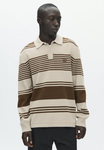 Поло с длинным рукавом