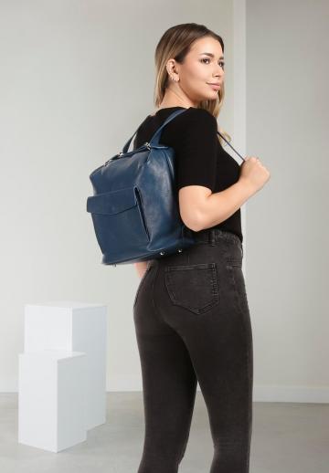 Кожаный рюкзак