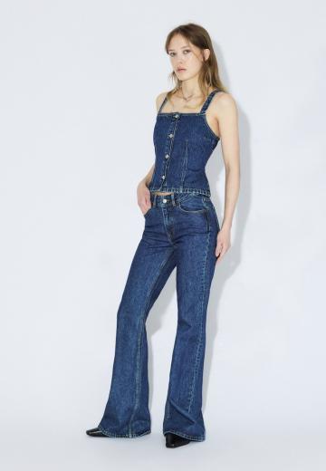Джинсовый комбинезон