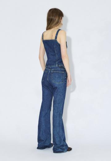 Джинсовый комбинезон