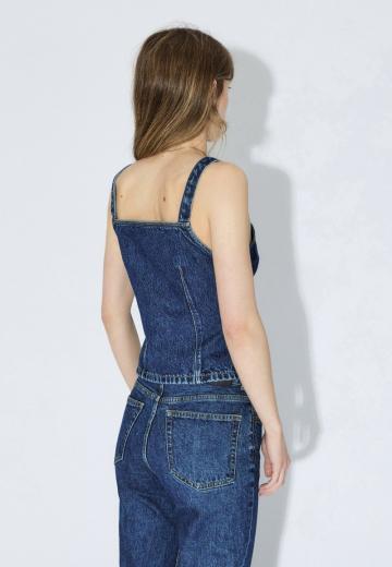 Джинсовый комбинезон