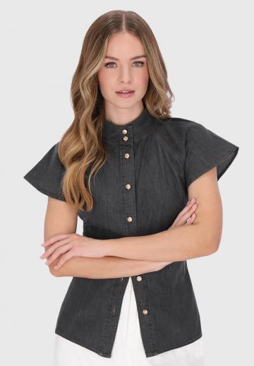 Джинсовая блузка