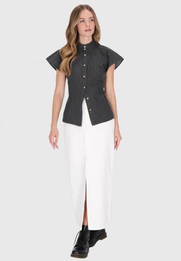 Джинсовая блузка