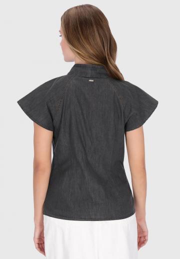 Джинсовая блузка