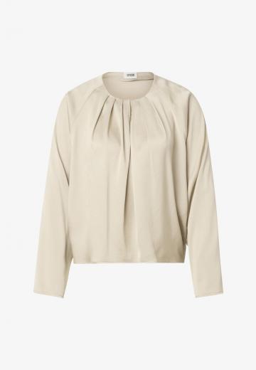 Атласная блузка