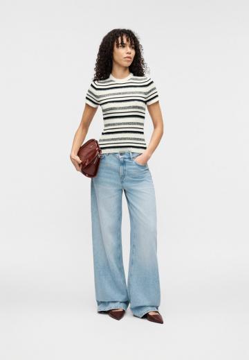 Пуловер с коротким рукавом