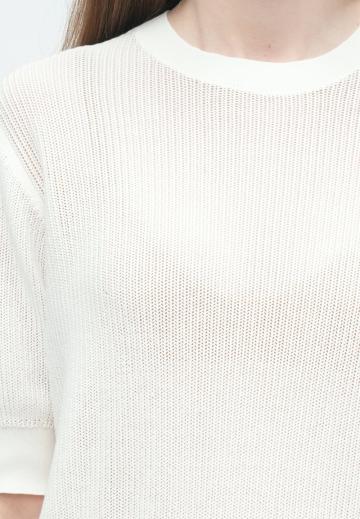 Пуловер с коротким рукавом