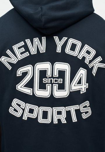 Пуловер с капюшоном