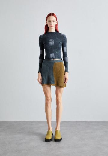 Вязаная юбка