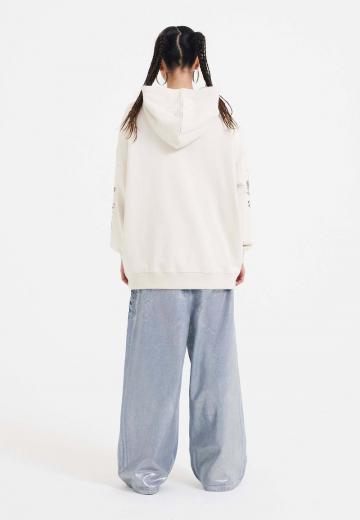 Пуловер с капюшоном