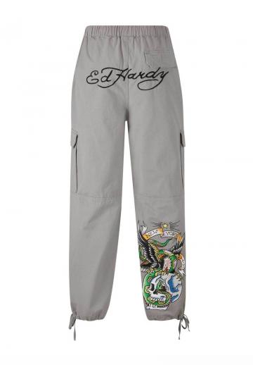 Брюки с накладными карманами