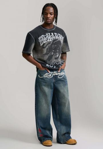 Прямые джинсы