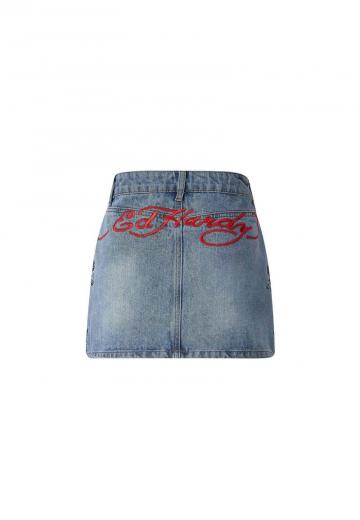 Юбка с накладными карманами