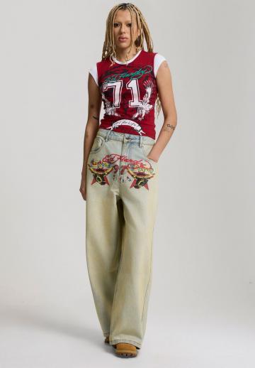 Свободные джинсы