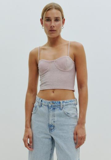 Топ на бретельках