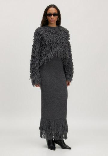 Вязаная юбка