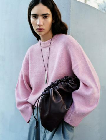 Длинный пуловер