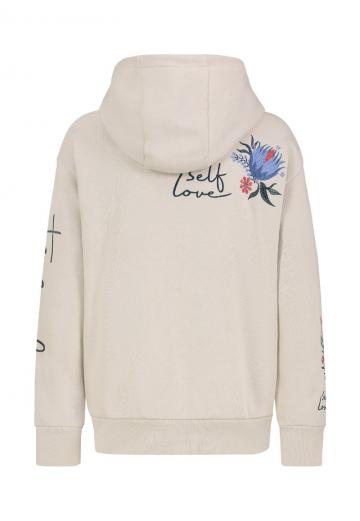 Пуловер с капюшоном