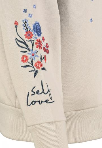 Пуловер с капюшоном