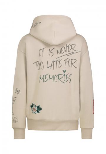 Пуловер с капюшоном