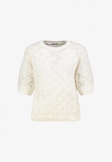 Пуловер с рукавом три четверти