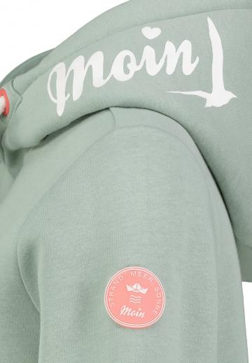 Пуловер с капюшоном