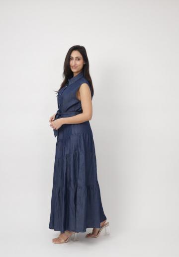 Джинсовое платье