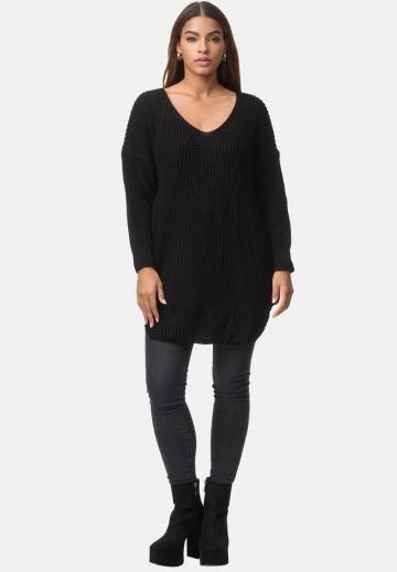 Длинный пуловер