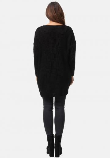 Длинный пуловер