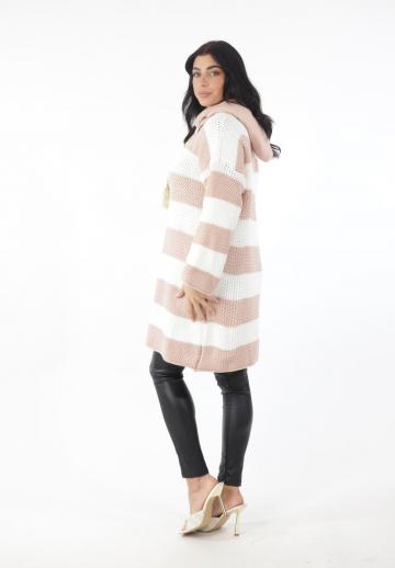 Пуловер с капюшоном